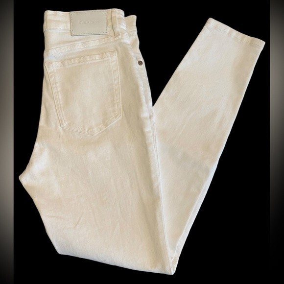 Everlane The high rise skinny jean, white, high stretch size 27 Reg. NWT - Picture 8 of 11